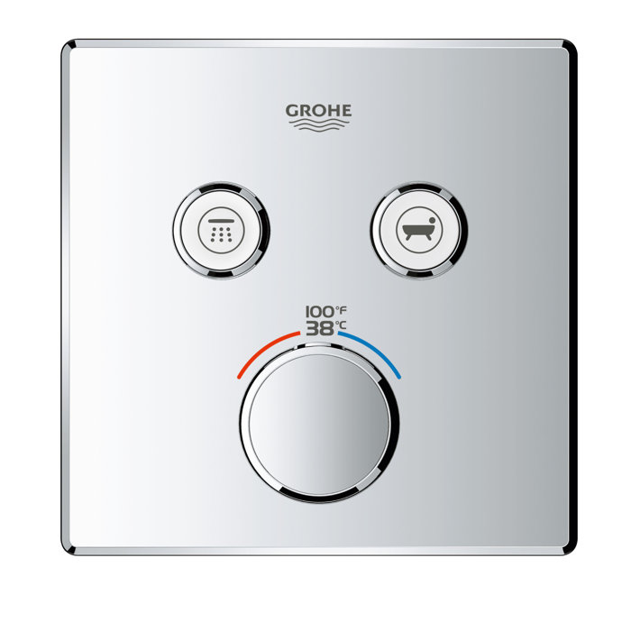 GROHE Grohtherm® SmartControl Dual Function Thermostatic Trim with